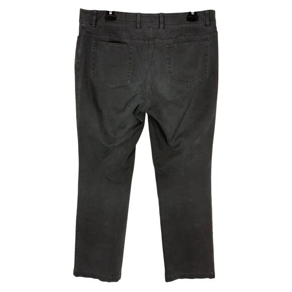 Eileen Fisher Jeans Womens Medium Gray Denim 5-Pockets Mid-Rise Bootcut Leg - Picture 2 of 12